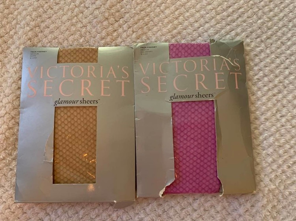 Faux Fishnet 2 pair Victoria's Secret